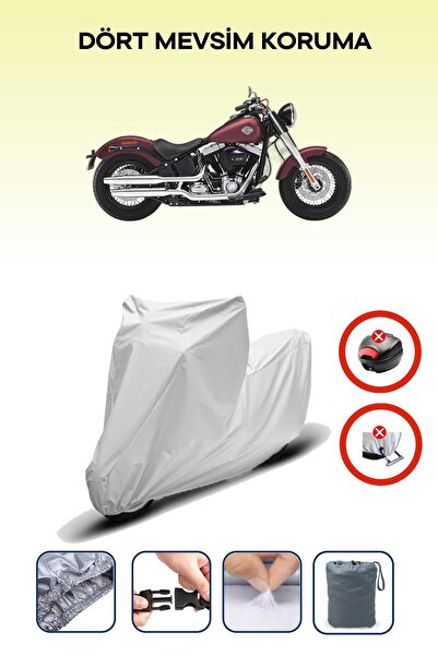 Breen Grey Rear Bag Lock Incompatible Harley-Davidson Softail Slim Fls Compat...