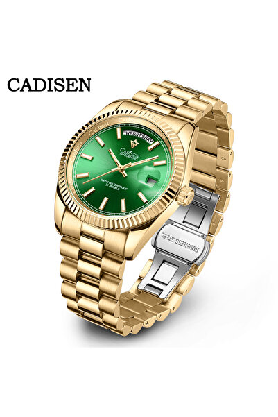 Choice6 Green gold CADISEN DD40 Men Watches Luxury Automatic Watch Men AR Sap...