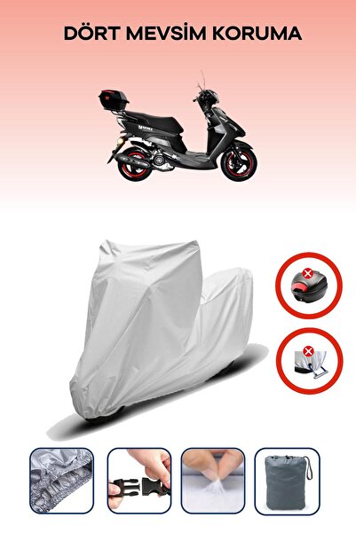 Breen Gray Rear Bag Lock Incompatible Yuki Jj50Qt Picasso 50 Compatible Motor...