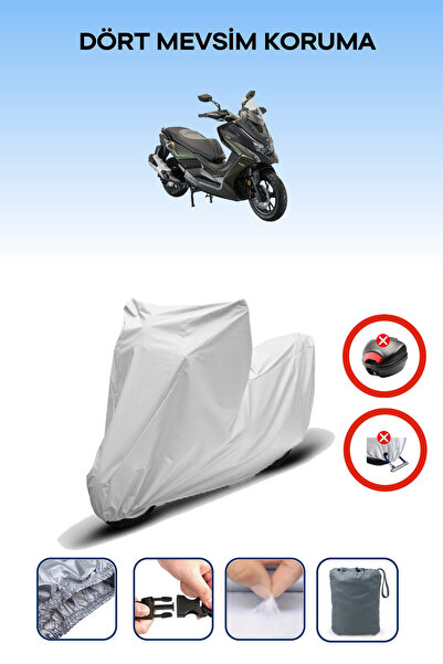 Breen Gray Rear Bag Lock Incompatible Kymco Dtx 250 Compatible Motorcycle Tar...