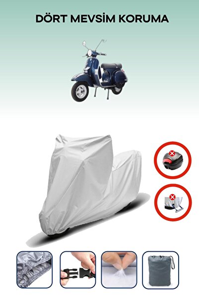 Breen Gray Rear Bag Lock Incompatible with Vespa Px 200 Compatible Motorcycle...