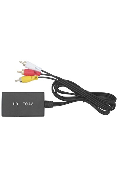 Coverzone Hdtv'den Hd'ye Dönüştürücü HDMI ile Rca Av/cvsb L/r Video 1080P ile Uyumlu (HDTV to AV) ZR1124