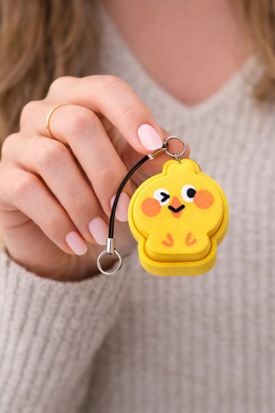 AHWALL Keycap mecanic drăguț cu tematică de pui, cheie pentru comutator cu ap...