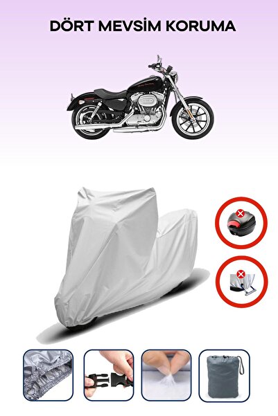 Breen Gray Rear Bag Lock Incompatible Harley-Davidson Sportster 883 Low Compa...