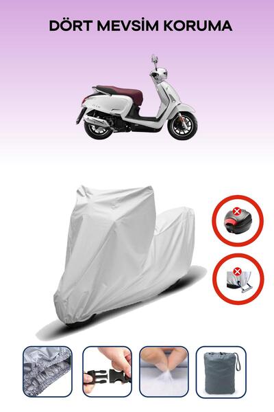 Breen Gray Rear Bag Lock Incompatible with Kymco Like 50 Compatible Motorcycl...