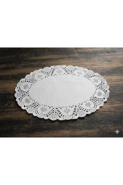 Okumuş Home Dolphin Dantel Kağıt Sunumluk Tabak Altlığı Servis Altlığı 26 x 3...