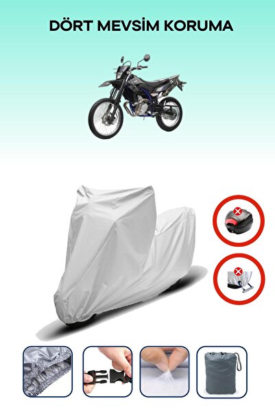 Breen Gray Rear Bag Lock Incompatible with Yamaha Wr 125 R Compatible Motorcy...