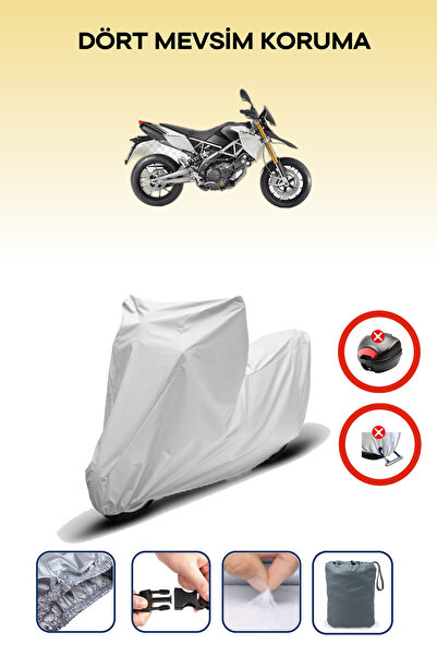 Breen Gray Rear Bag Lock Incompatible Aprilia Dorsoduro Compatible Motorcycle...