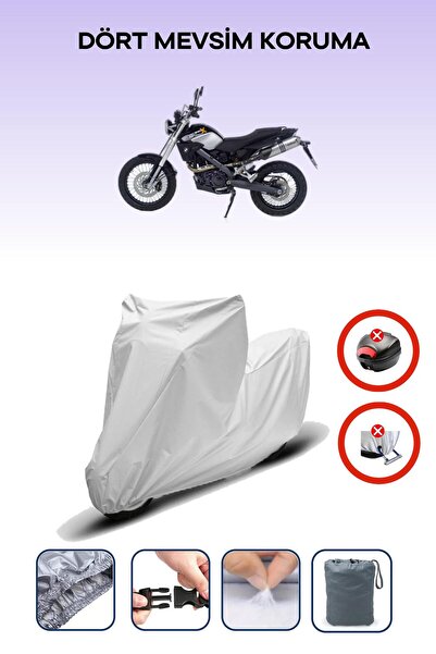 Breen Gray Rear Bag Lock Incompatible with Bmw g 650 X Country Compatible Mot...