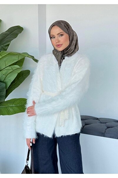 Yaren Moda Kadın sakallı ceket(standart beden)