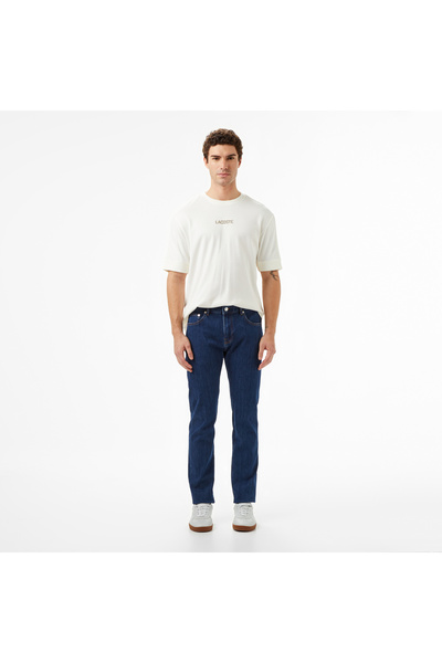 Lacoste Erkek Lacivert Jean Pantolon