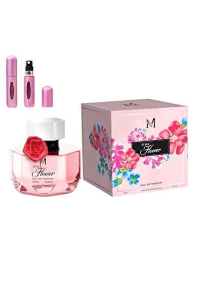 MONTAGE BRENDS Pink Flower Eau de Parfum + Refillable Perfume Dispenser