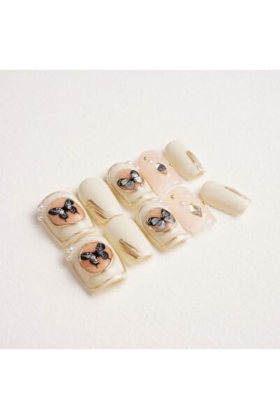 bolivia's أظافر صناعية جل لاصقة مصنوعة يدويًا بالكامل - بجودة صالونات التجميل