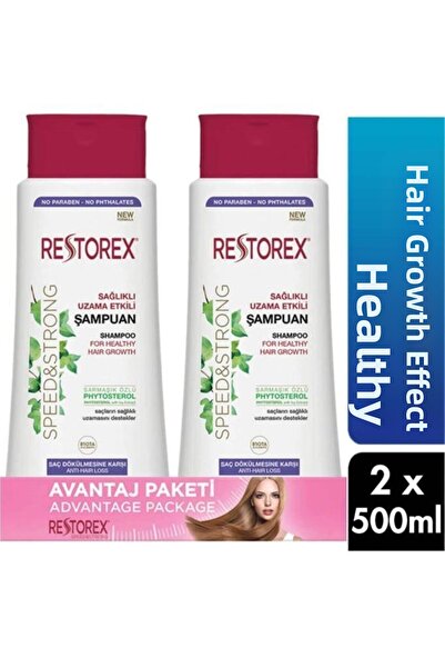 Restorex 500 ml și 500 ml Cadou - șampon anti-cădere a părului