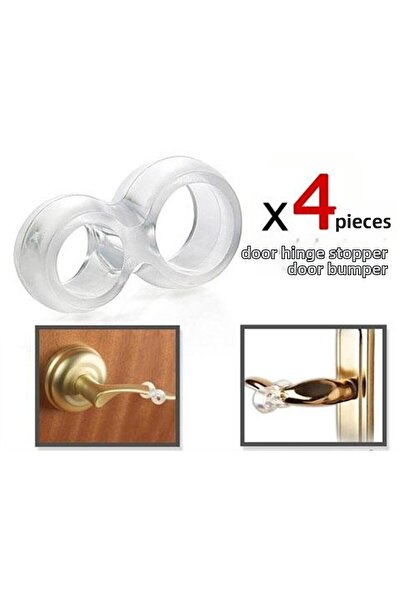 Biyomak ®   Produs nou Opritor mâner ușă - Tampon ușă - 4 bucăți