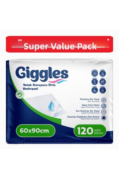 giggles 60X90 Mattress Protector Cover 4 Packs of 30 120 Pieces