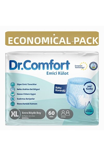 Dr.Comfort Adult Absorbent Panties Extra Large 2 Packs of 30 60 Pieces