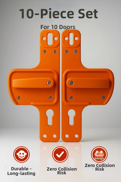 hilal kimya Barrier Door Handle |   Child Safety | Safe Choice for Schools and Training Grounds 1O Pack of Lu