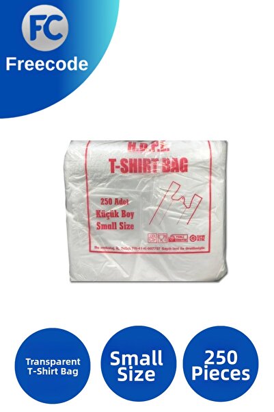 Freecode Transparent Thin Plastic Bags Small 250 Pieces