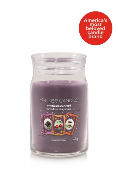 Yankee Candle Semnătura cărții de tarot mistic Büyük Mum