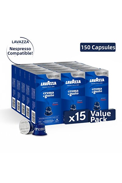 LavAzza كريما ا جوستو 56 جرام نسبرسو ®   كبسولة ألومنيوم متوافقة × 15