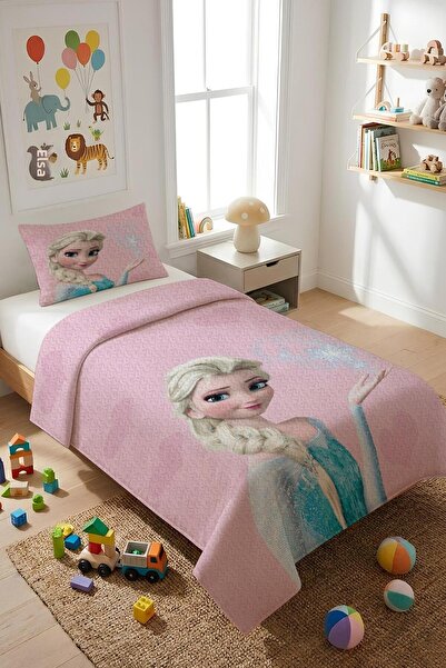 Dolce Mariee طقم غطاء سرير للأطفال مفرد من قماش المخمل اللامع (قطعتان) TKY0017