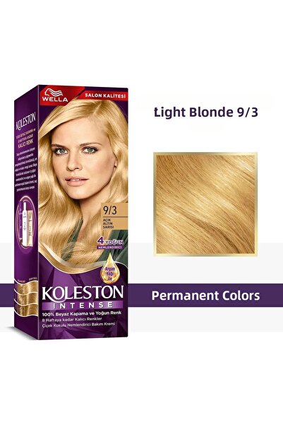 Wella صبغة شعر كوليستون المكثفة 9/3 أشقر ذهبي فاتح - جودة صالونات التجميل