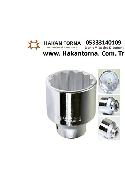 HakanTorna ريكو 3/4 36 مم مفتاح ربط قصير 12 زاوية على شكل نجمة