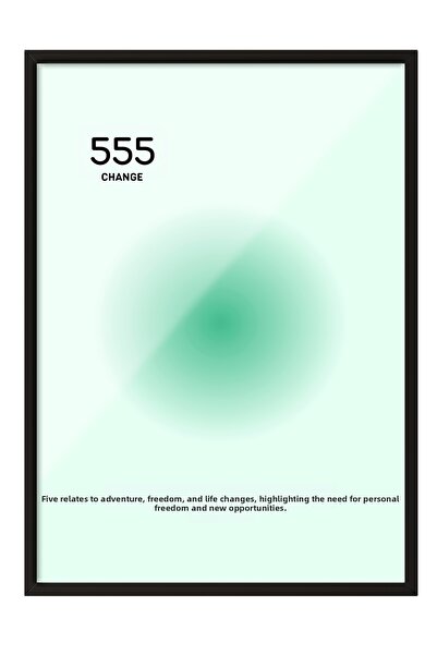 Zestia Ζωγραφική Τοίχου με Μαύρο Πλαίσιο 555 Change – Διακόσμηση Σαλονιού με ...