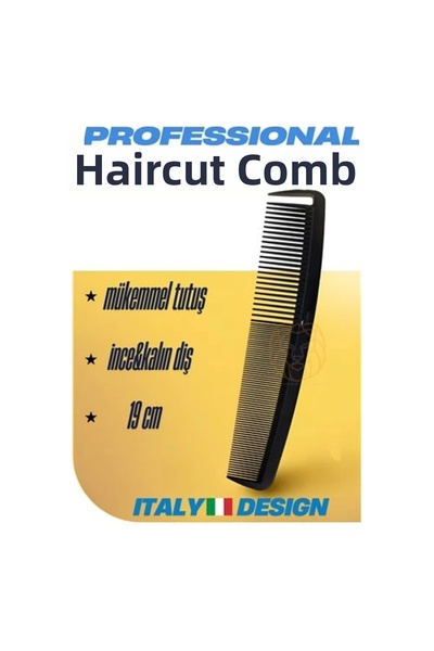 Epilons مشط احترافي لقص الشعر ذو أسنان عريضة ومشط ذو أسنان رفيعة لتصفيف الشعر...