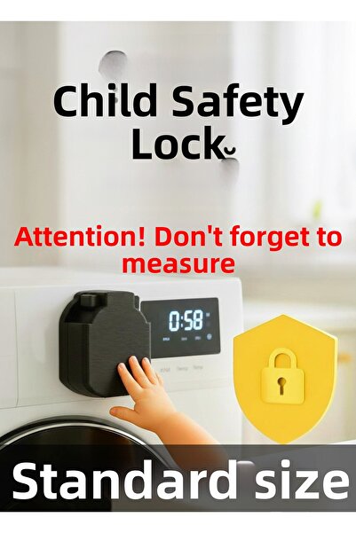 Kreston Design قفل الأزرار للأجهزة المنزلية - غطاء أمان للأطفال - حجم قياسي ل...