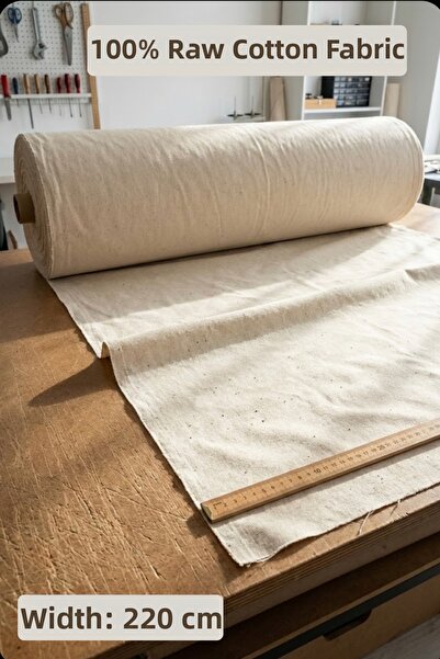 Morlay Lățime: 220 cm Bumbac brut American Punch - Pernă - Runner - Față de masă - Tapiterie