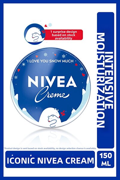 NIVEA Creme 150ml - Hand Face and Body Protection, Soft Skin Feeling, Long-La...