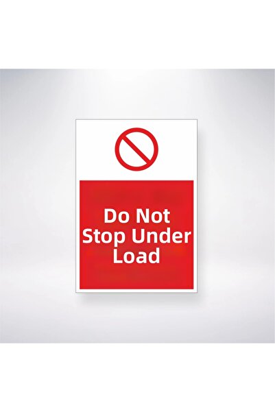 Reysa Tasarım الوقوف تحت الرافعة والحمولة 21x35 ملصق لاصق خلفي