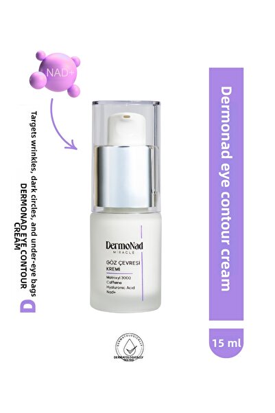 DermoNad Eye Contour Cream Anti-Wrinkle and Dark Circles (Nad+ Matrixyl3000, ...