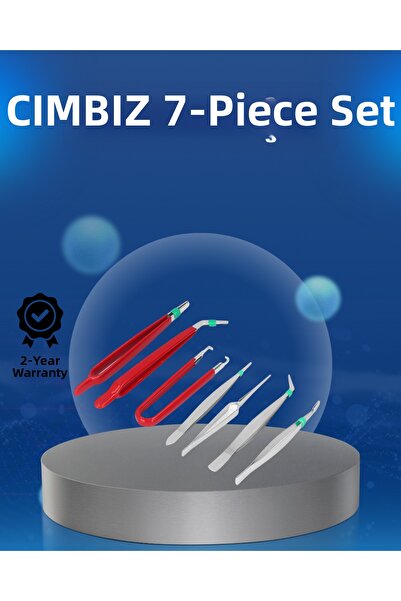 ZERO LAND OZLSTOR 7 قطع من ملاقط الفولاذ المقاوم للصدأ (174512) لإصلاح الدوائ...