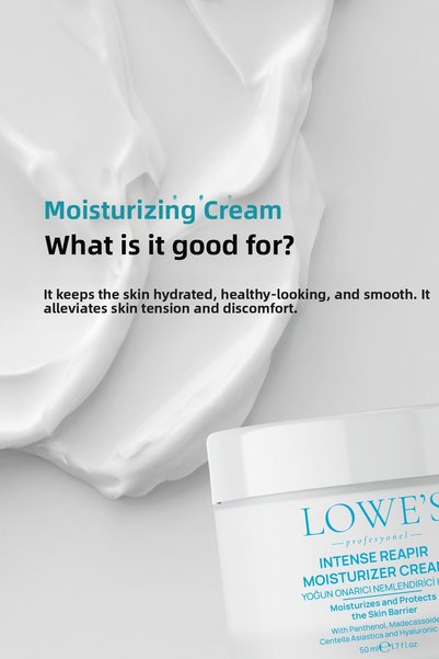 Kozmetik Lowe's Intensive Repairing and Moisturizing Skin Barrier Protective Cream with Madecassoside - 50 ml