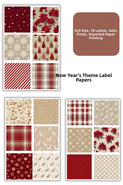 aysanova أوراق الملصقات ذات الطابع العاملي الجديد باللون الأحمر مناسبة للمفكر...