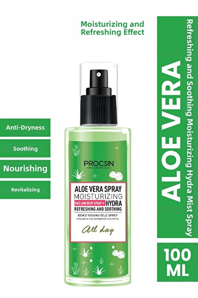 PROCSIN Spray hidratant revigorant cu Aloevera 100 ml