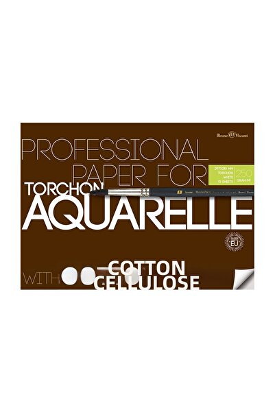 Hype Store Bruno Viscoti Cotton Fiber Watercolor Paper, with File. 250 Gr. A2...