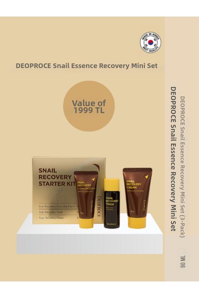 DEOPROCE Snail Extract Repair Mini Set