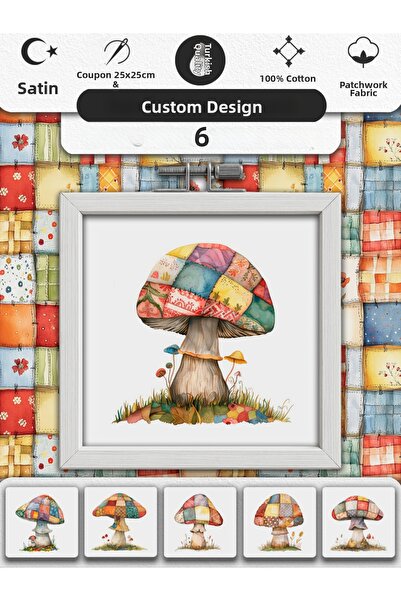 FabricMarket Patchwork Fabric Set – 100% Cotton Patterned Fabric Coupons for ...