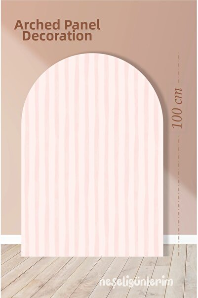 neşeli günlerim Fundal cu picioare cu dungi pudrate 100 cm |   Design |   Ușă |   Camera |   Decor