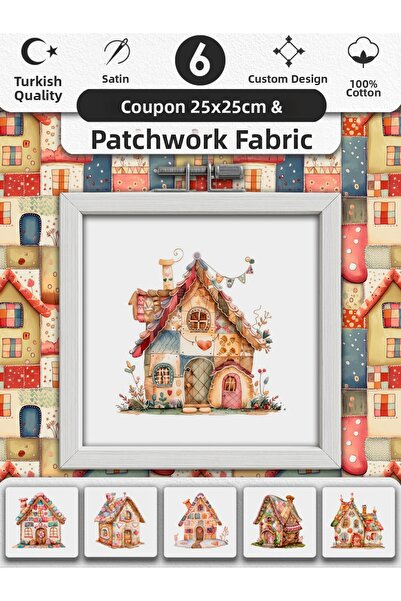 FabricMarket مجموعة قماش مرقعة – قسائم قماش منقوشة 100% قطن للخياطة والهوايات