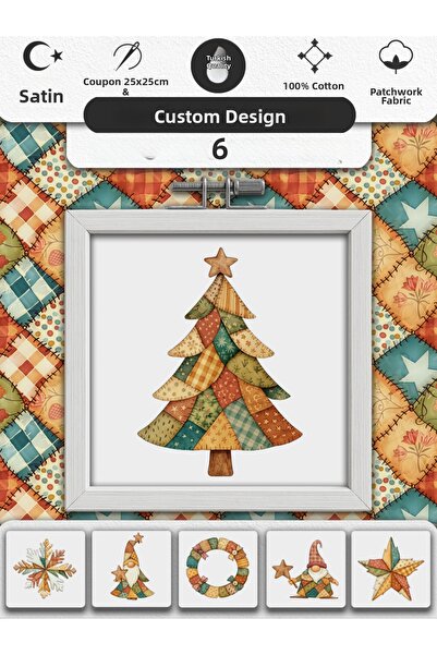 FabricMarket Patchwork Fabric Set – 100% Cotton Patterned Fabric Coupons for Sewing and Hobby