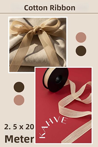 Dantelux Panglică de in (2,5 x 20 metri) Panglică de decorare vintage Boğaz