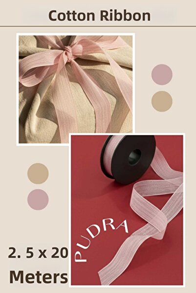 Dantelux Panglică de in (2,5 x 20 metri) Panglică de decorare vintage Boğaz