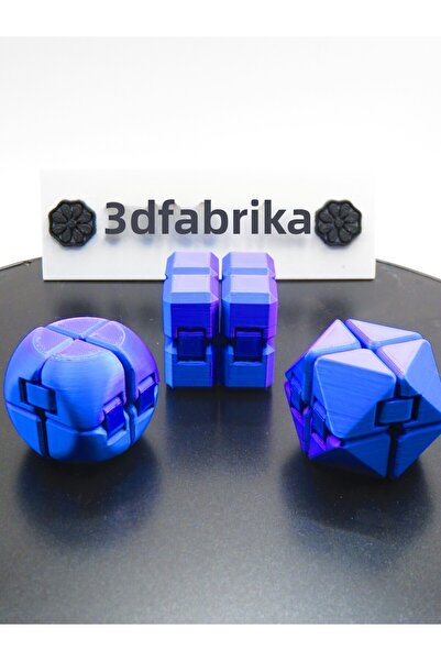 AHWALL مجموعة مكعبات ملونة فاخرة • بريزم • مكعبات مربعة – سلسلة مكعبات لا نها...