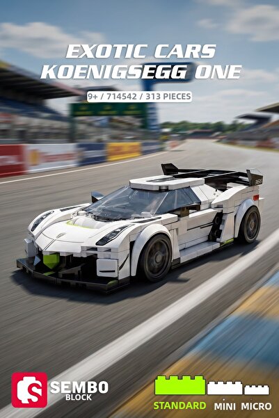 Sembo Block Koenigsegg One Building Block Set – 313 Pieces