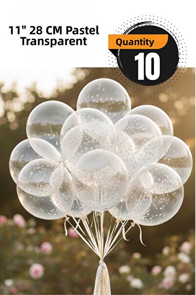 FESTİLO Pastel Balloon 11 Inc 28 cm Birthday Party Supplies 10 Pieces